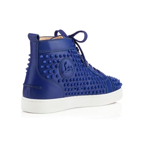 cheap louis vuitton spiked sneakers|blue louboutin sneakers spikes.